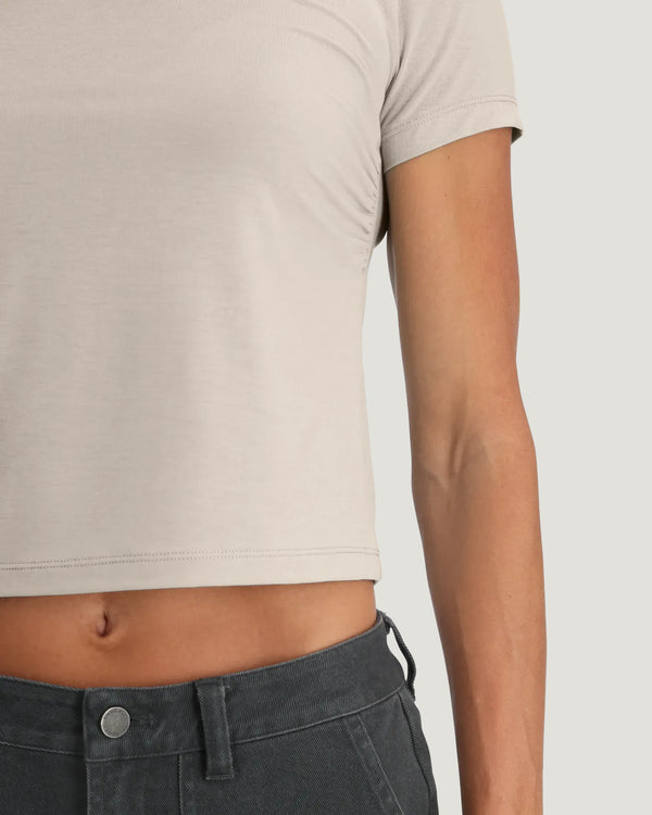 Women's Elevate Lightweight Fitted Tee - Heather Birch