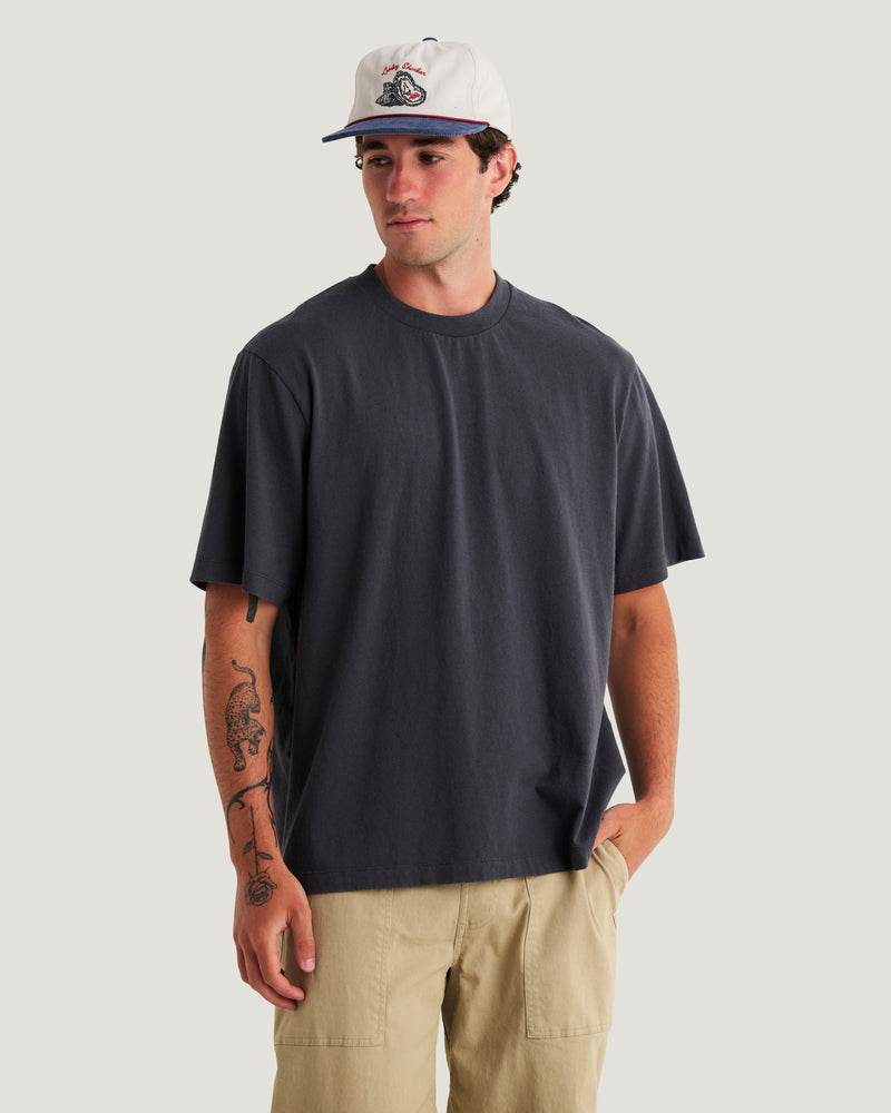 Men's Heavyweight Cotton Relaxed Tee - Anthracite