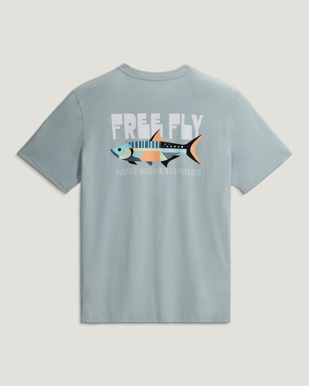 Wild Pursuits Pocket Tee - Ocean Mist