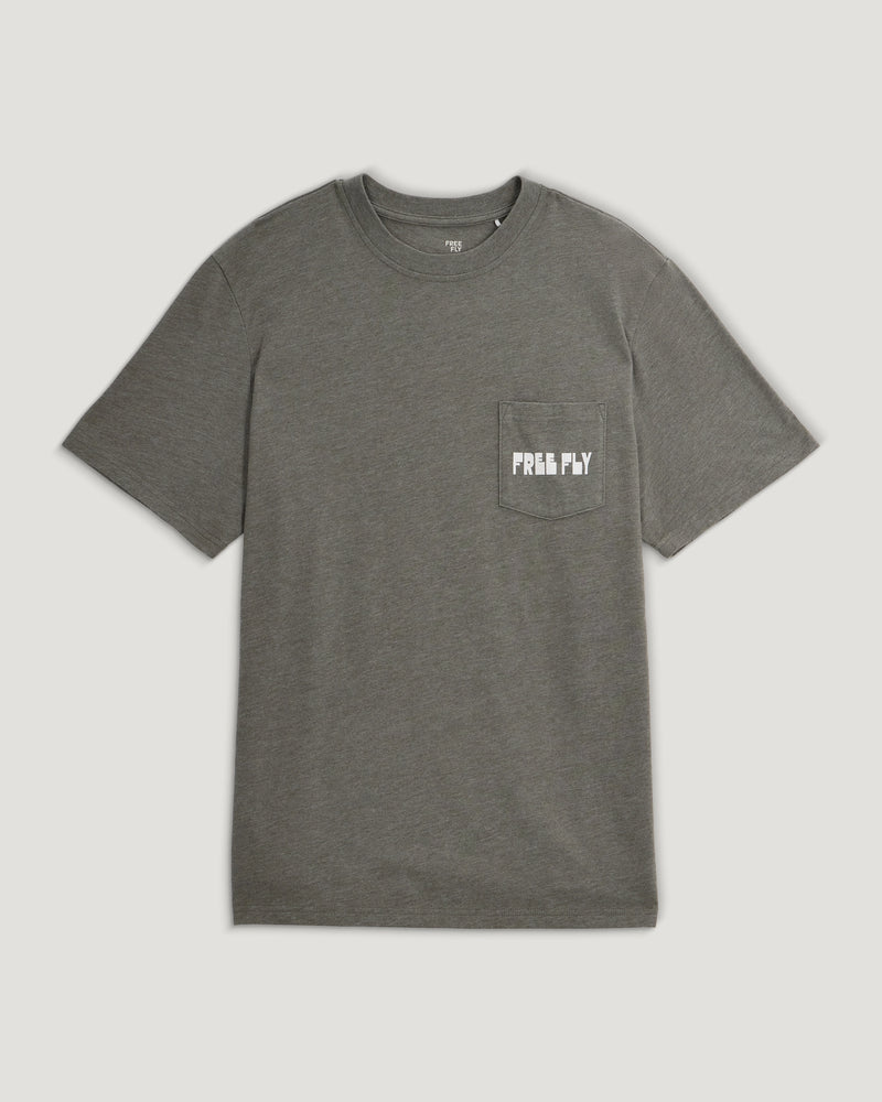 Wild Pursuits Pocket Tee - Heather Fatigue