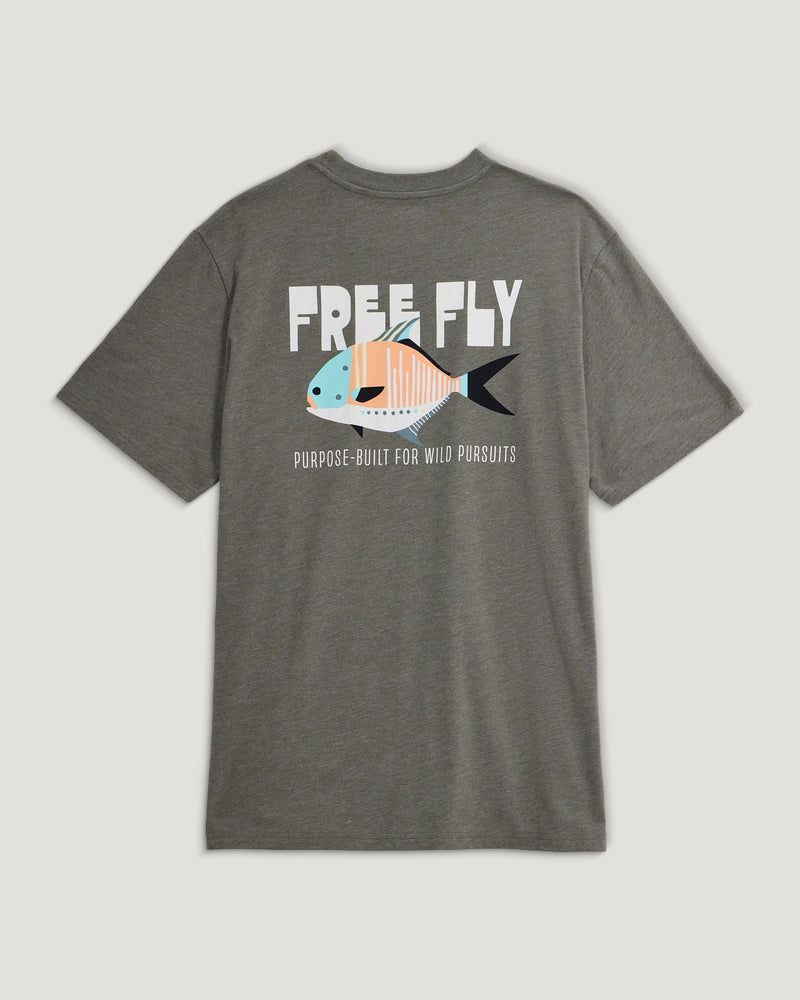 Wild Pursuits Pocket Tee - Heather Fatigue