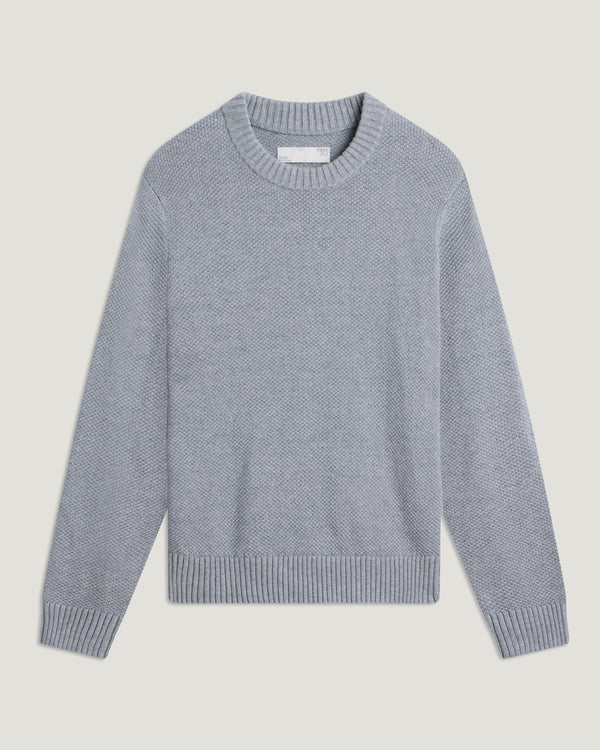 Men's Coastloom Crew Sweater - Heather Light Grey