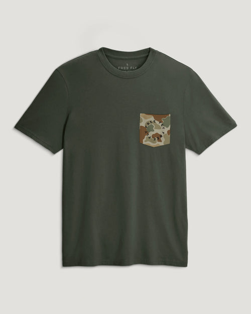 Target Species Pocket Tee - Dark Forest