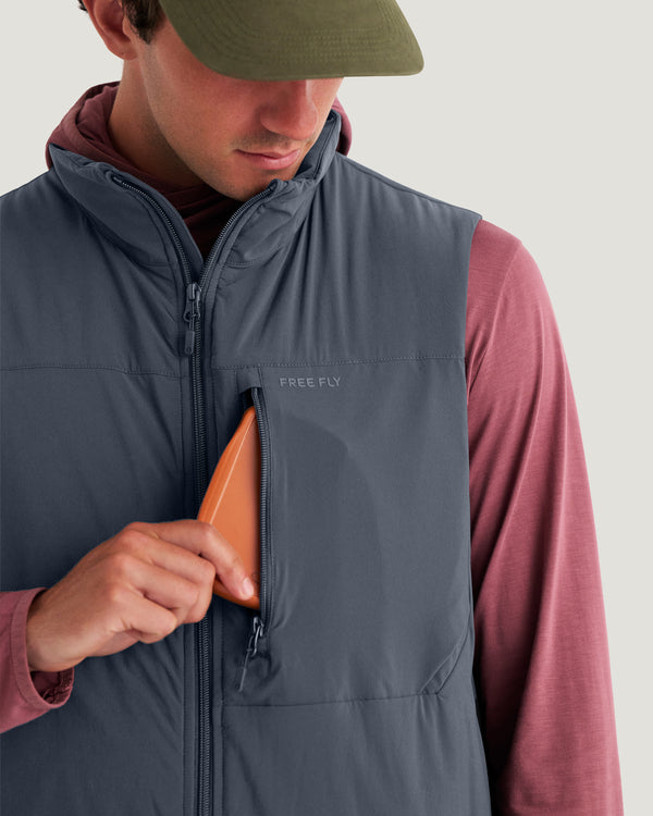 Men's Coldvale Insulated Vest - Storm Cloud