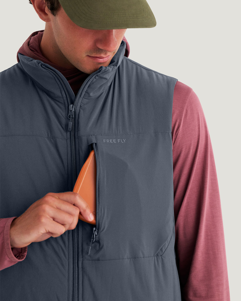 Men's Coldvale Insulated Vest - Storm Cloud
