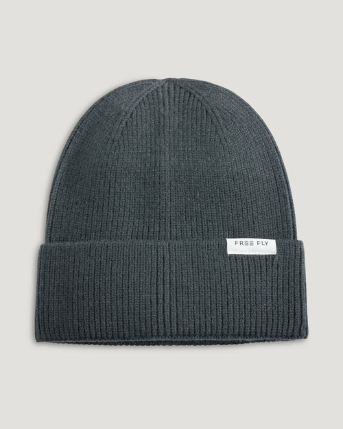 Knit Beanie - Black Sand