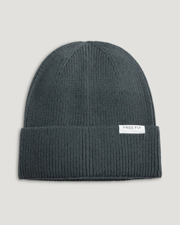 Knit Beanie - Black Sand