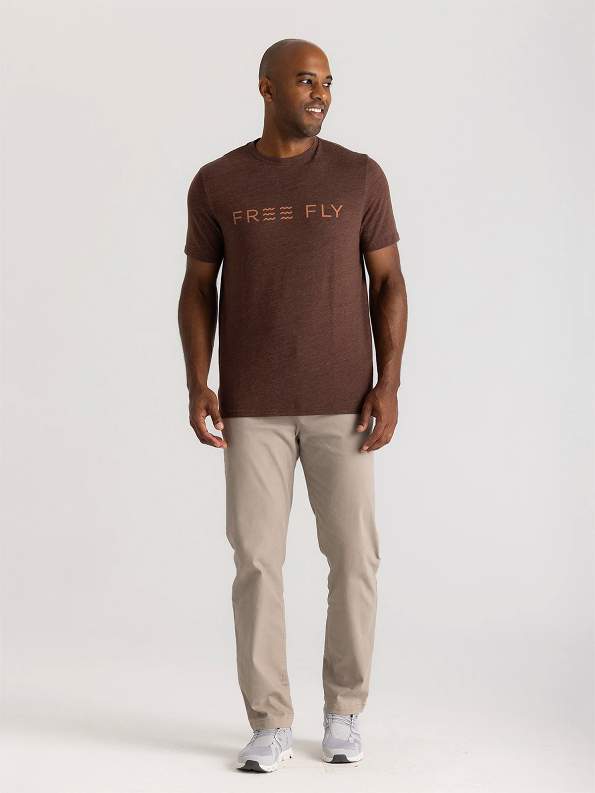 Straightaway Tee - Heather Chestnut