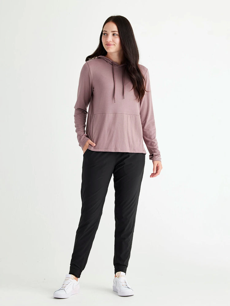 Women's Bamboo-Lined Pull-On Breeze Jogger - Black