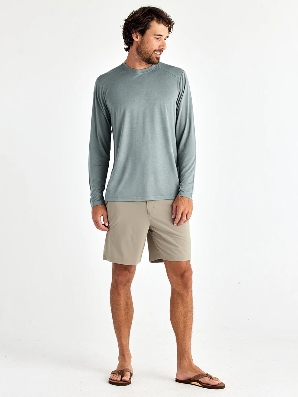 Men's Bamboo Lightweight Long Sleeve - Slate – Free Fly Apparel Men's Bamboo Lightweight Long Sleeve - Slate – Free Fly Apparel