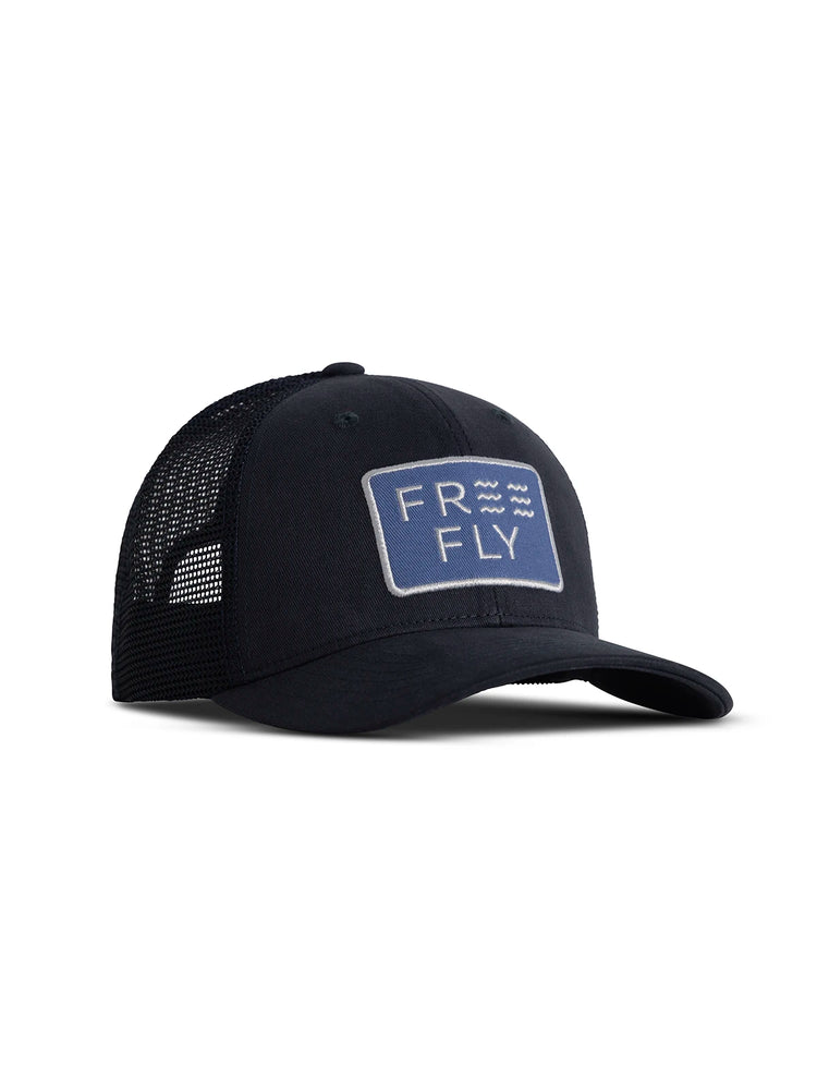 Wave Trucker Hat - Deep Navy