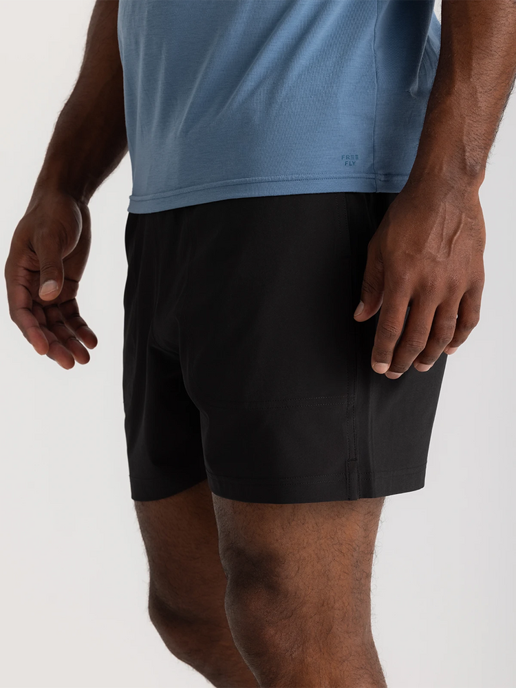 Men's Bamboo-Lined Active Breeze Short – 5.5" - Black