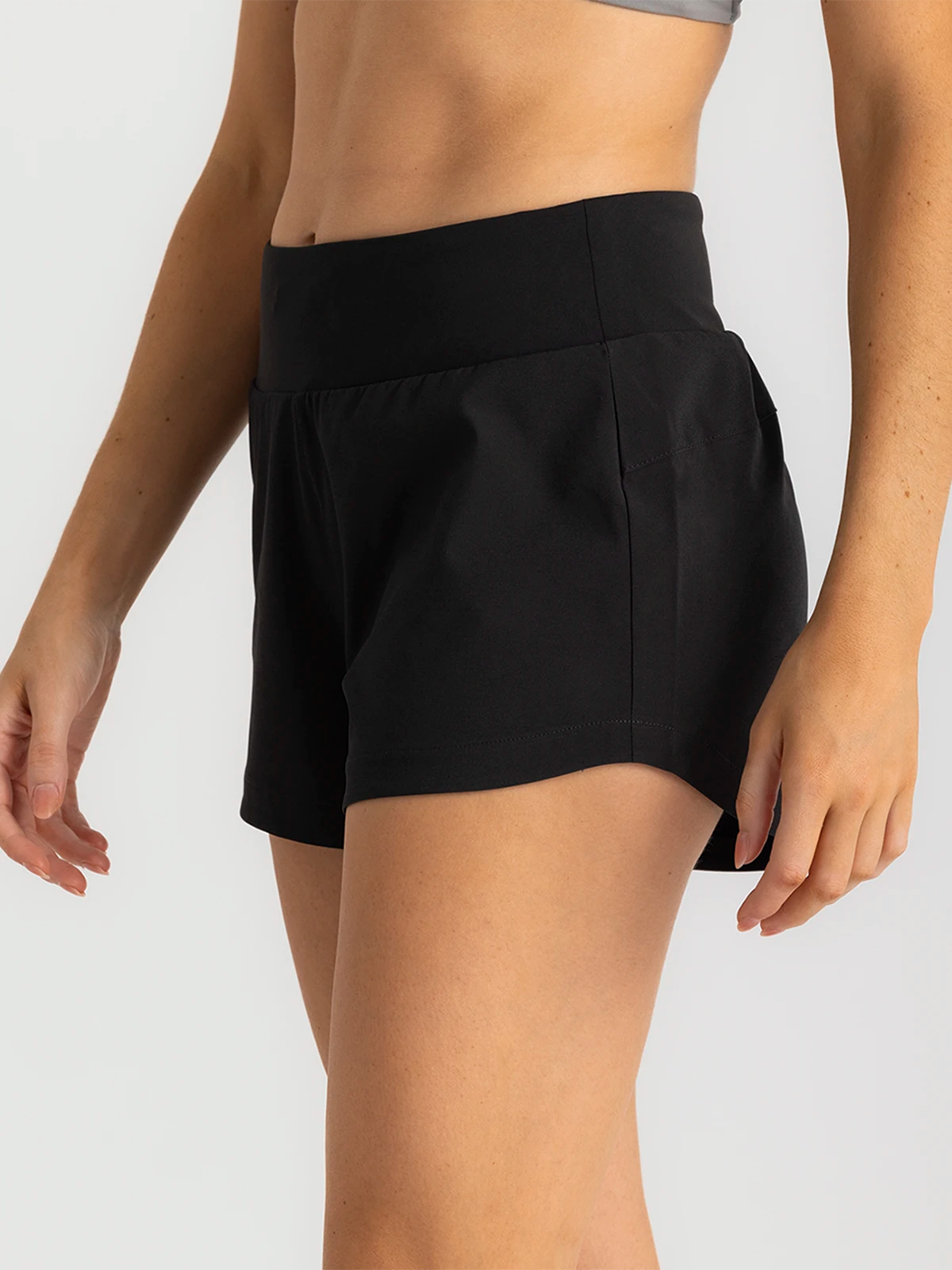 Women's Bamboo-Lined Active Breeze Short – 3" - Black