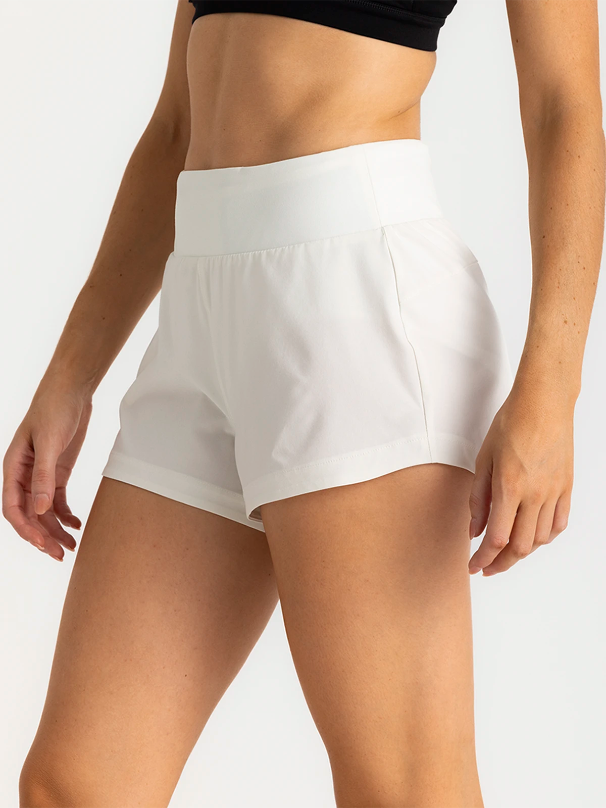 Women's Bamboo-Lined Active Breeze Short – 3" - Sea Salt