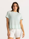 Women's Elevate Lightweight Tee - Surf Spray