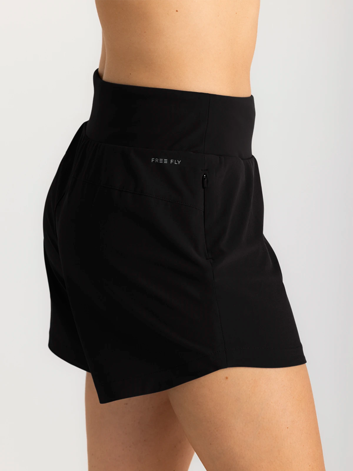 Women's Bamboo-Lined Active Breeze Short – 5" - Black