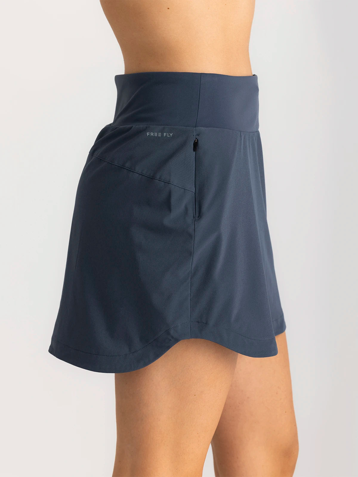 Women's Bamboo-Lined Active Breeze Skort – 15" - Blue Dusk II