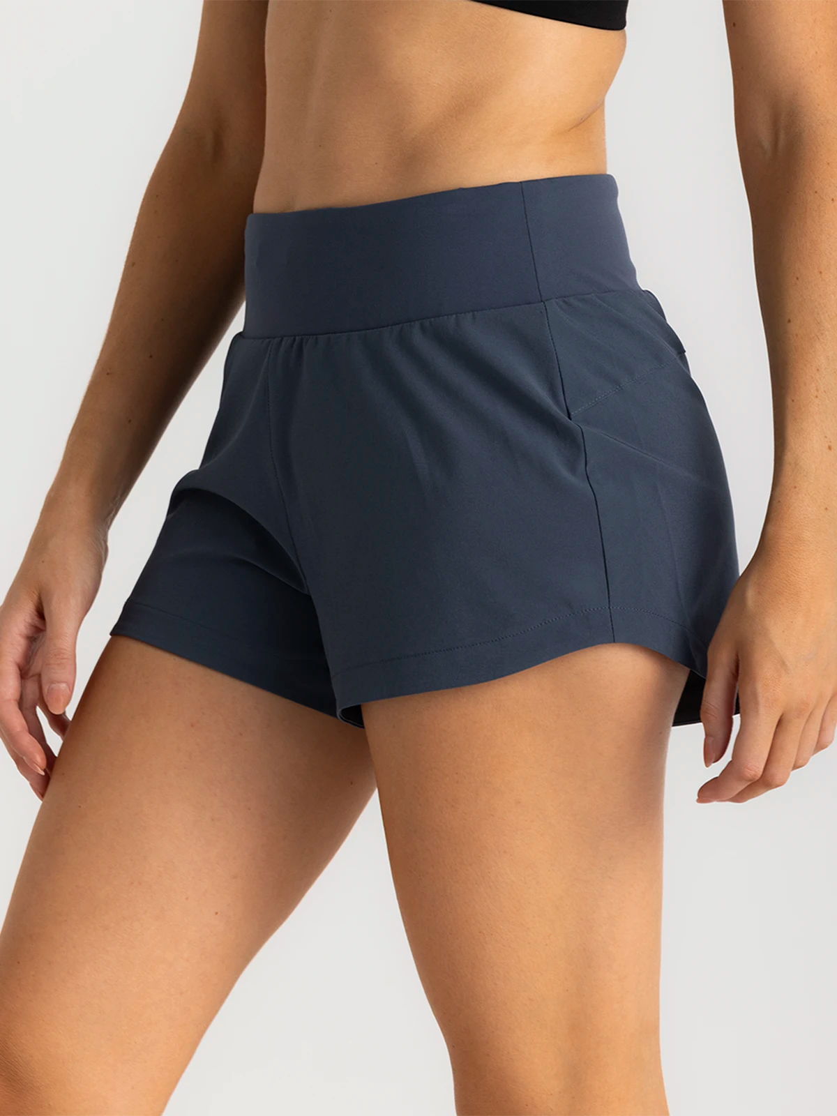 Women's Bamboo-Lined Active Breeze Short – 3" - Blue Dusk II