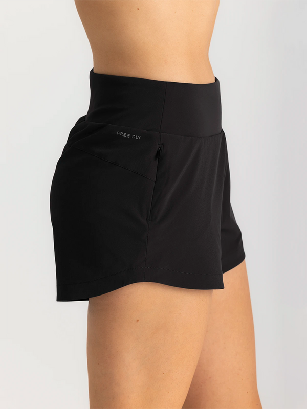 Women's Bamboo-Lined Active Breeze Short – 3" - Black