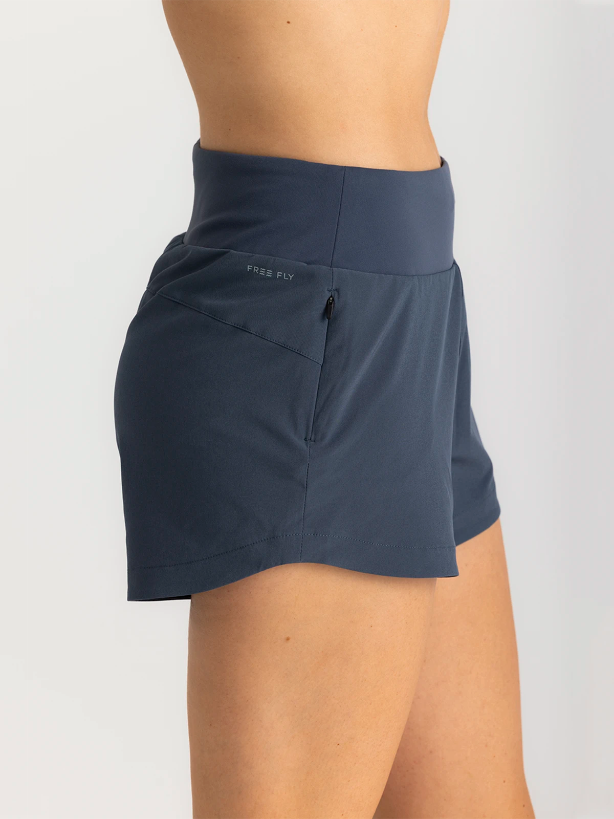 Women's Bamboo-Lined Active Breeze Short – 3" - Blue Dusk II