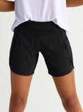 Women's Bamboo-Lined Breeze Short – 6" - Black