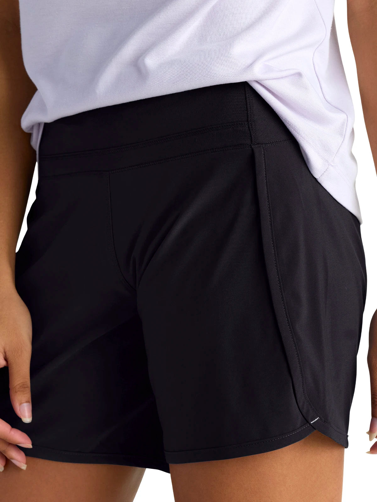 Women's Bamboo-Lined Breeze Short – 6" - Black