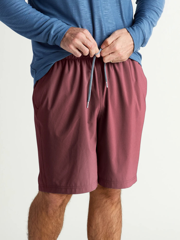 Men's Breeze Short – 8" - Garnet