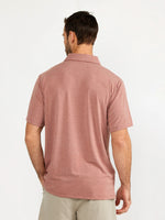 Men's Bamboo Flex Polo - Heather Brick