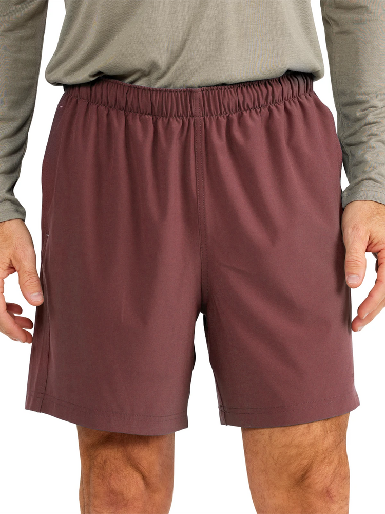 Men's Breeze Short – 6" - Garnet