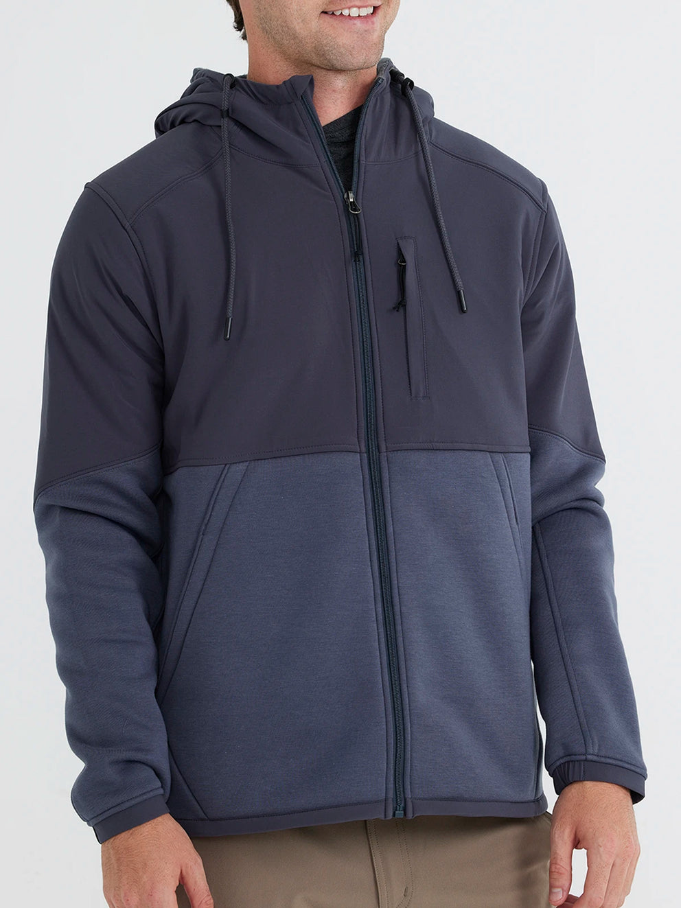 Bamboo Sherpa-Lined Elements Jacket Iron Grey – Free Fly Apparel