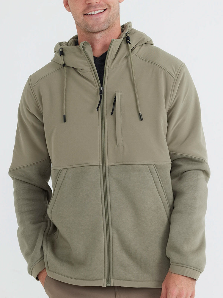 Bamboo Sherpa-Lined Elements Jacket - Riverbed