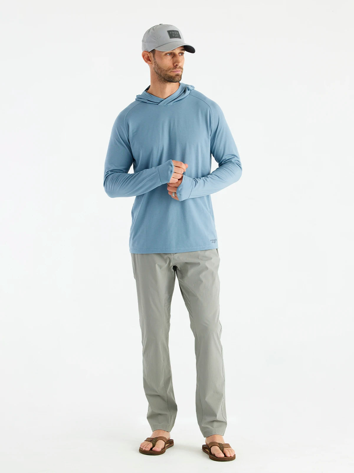 Men's Elevate Hoodie - Blue Fog