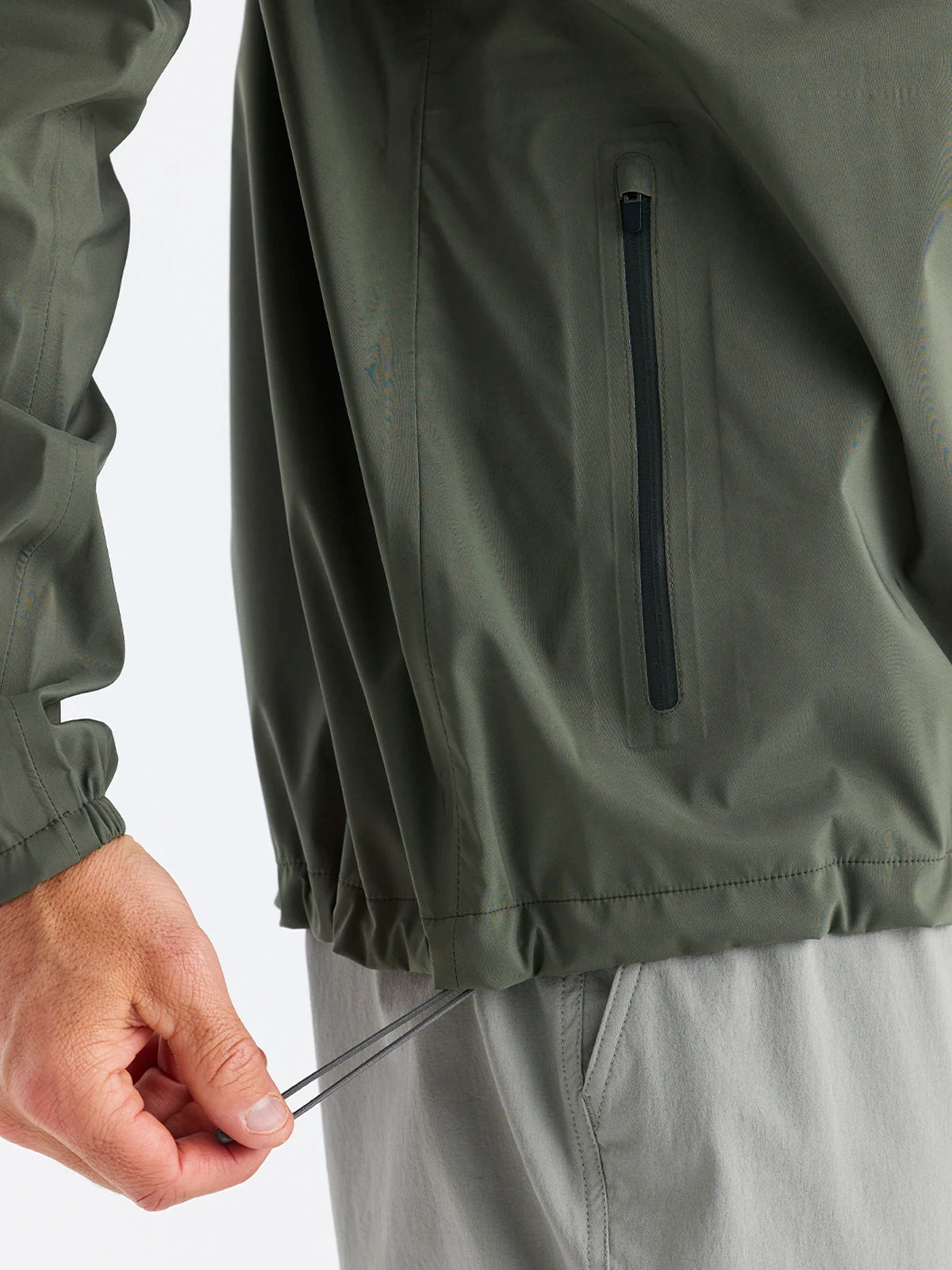 Men's Cloudshield Rain Jacket - Dark Olive