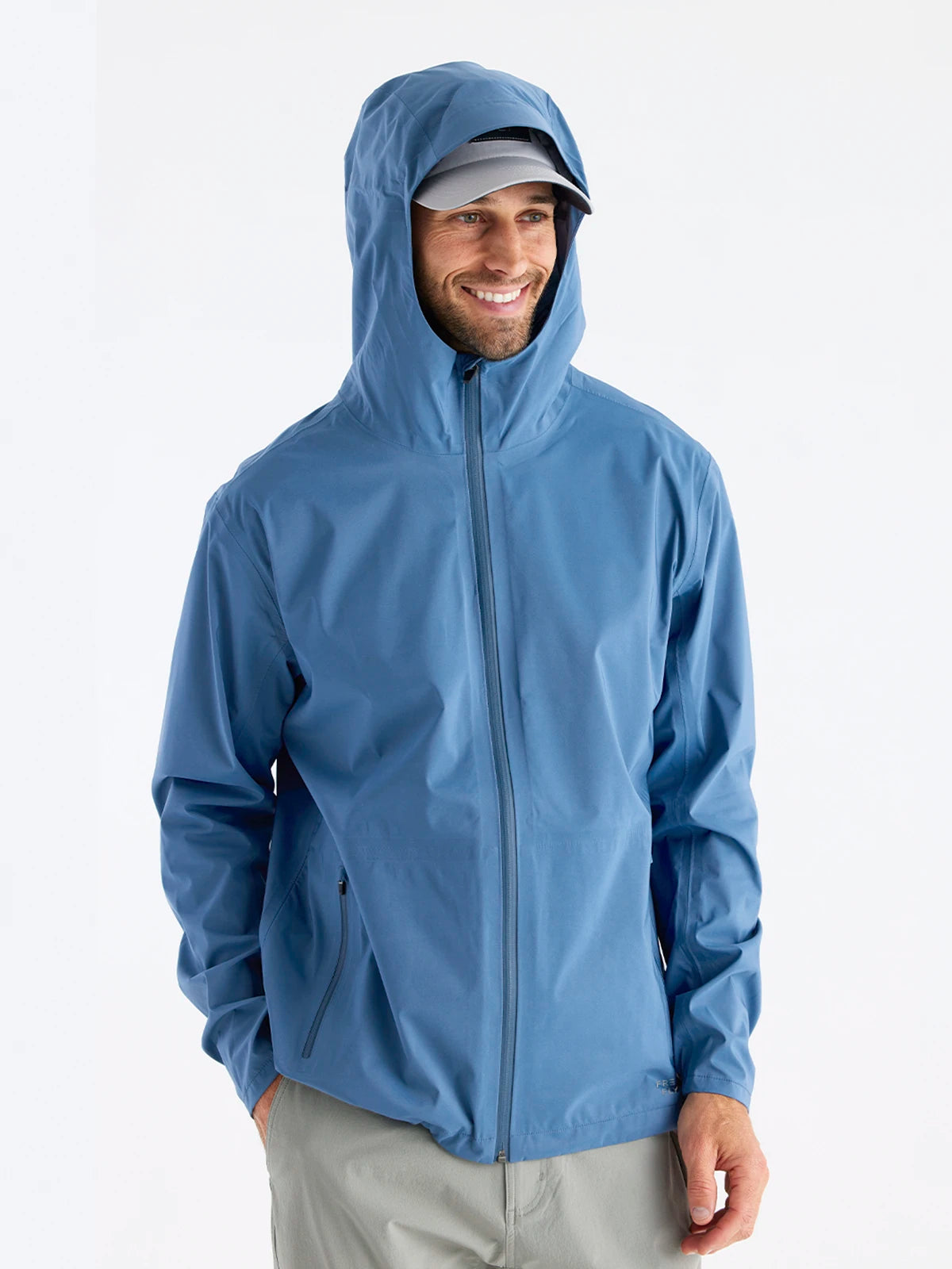 Men's Cloudshield Rain Jacket - Heron Blue – Free Fly Apparel Men's Cloudshield Rain Jacket - Heron Blue – Free Fly Apparel