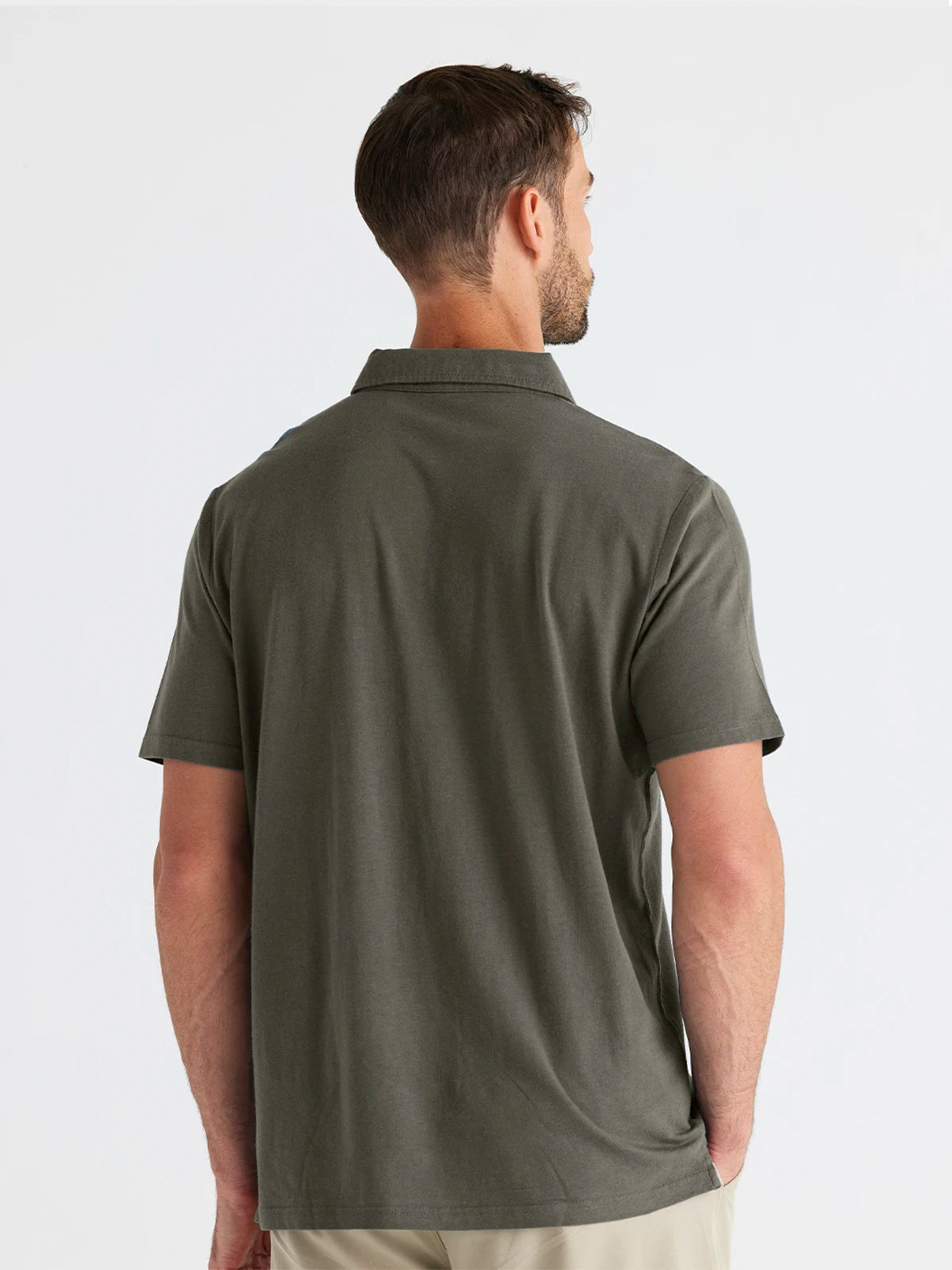 Men's Bamboo Heritage Polo - Fatigue