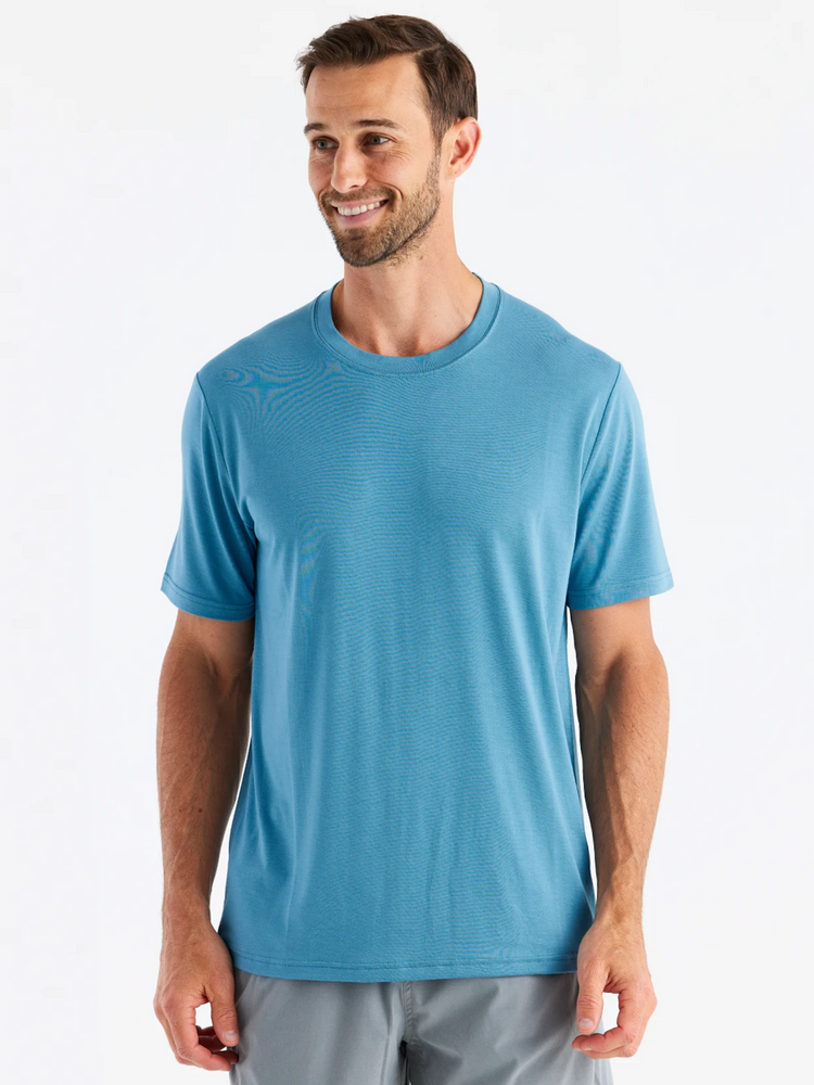 Men's Bamboo Motion Tee - Bluestone