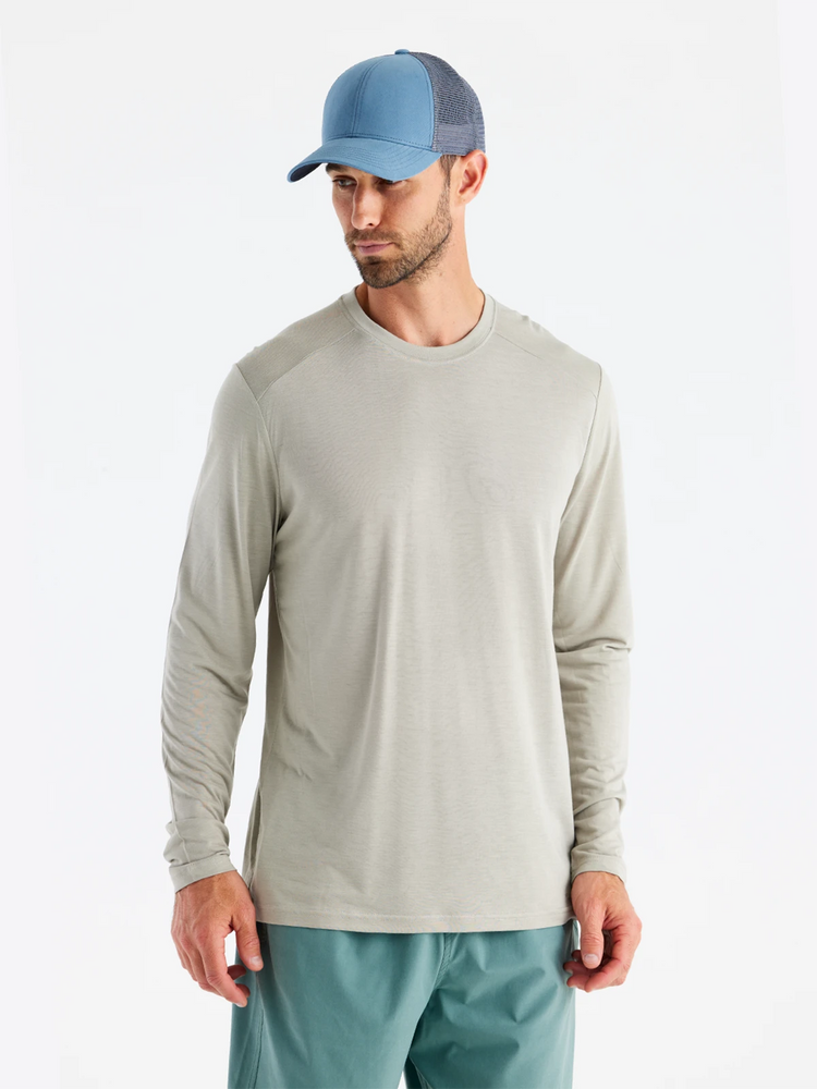 Men's Bamboo Lightweight Long Sleeve - Sandstone