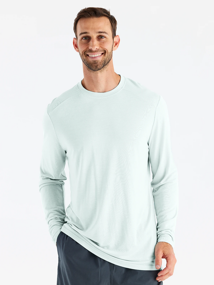 Men's Bamboo Lightweight Long Sleeve - Glacier