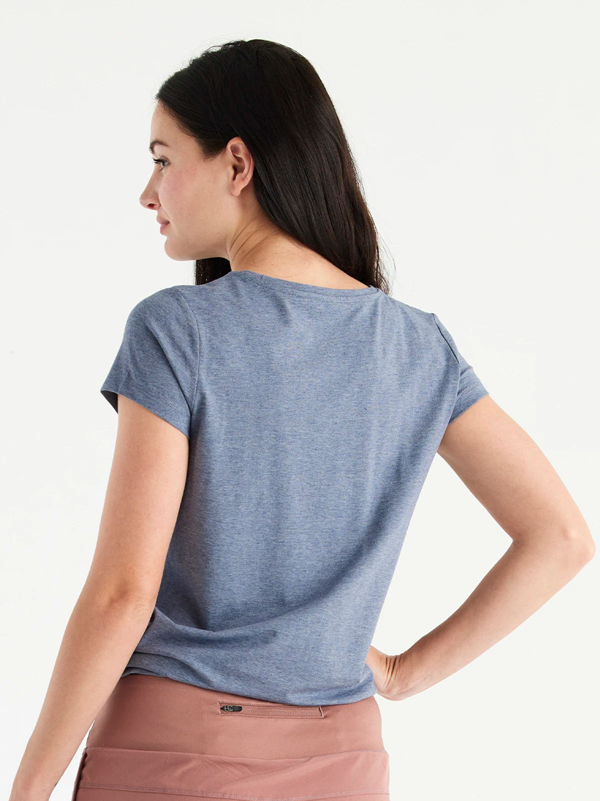 Women's Bamboo Current Tee - Heather Stonewash