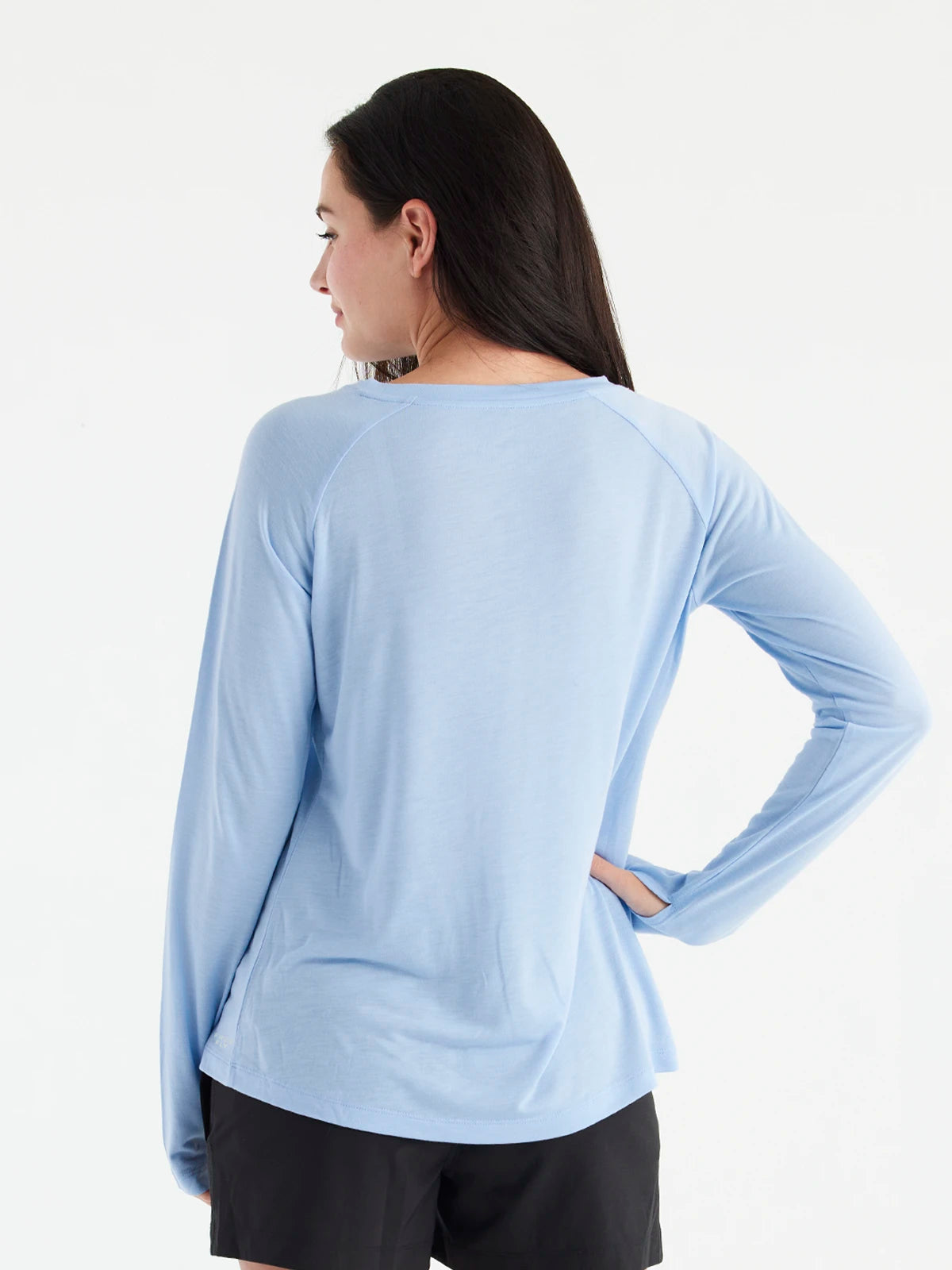 Women's Bamboo Lightweight Long Sleeve II - Clear Sky