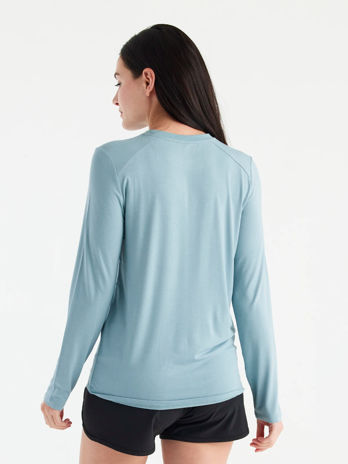 Women's Bamboo Shade Long Sleeve II - Ocean Mist