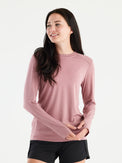 Women's Bamboo Shade Long Sleeve II - Ash Rose