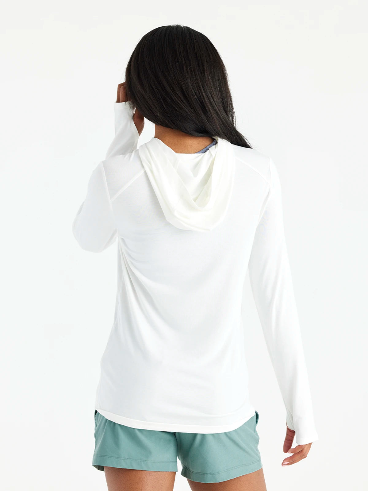 Women's Bamboo Shade Hoodie II - Bright White