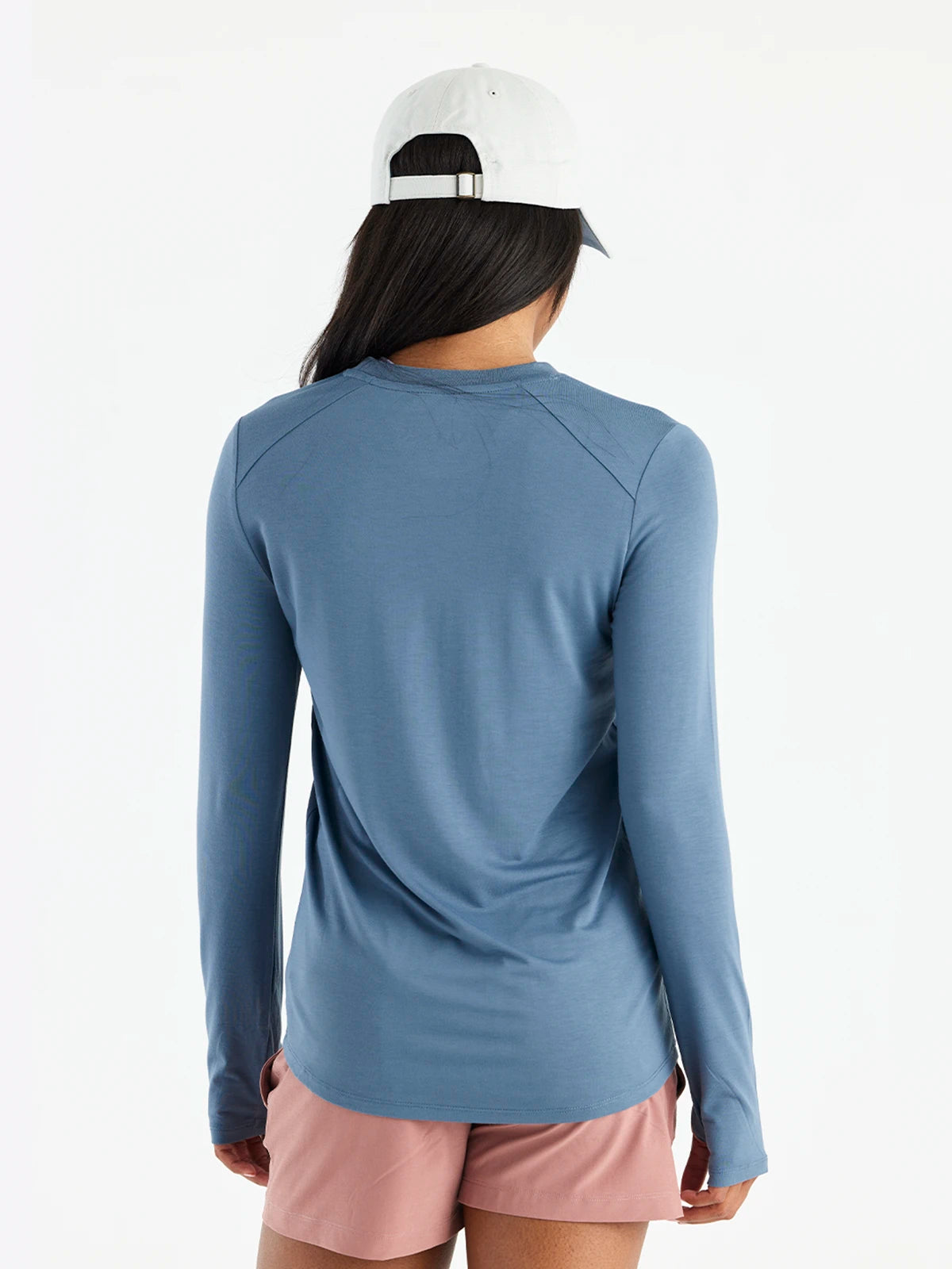 Women's Bamboo Shade Long Sleeve II - Slate Blue