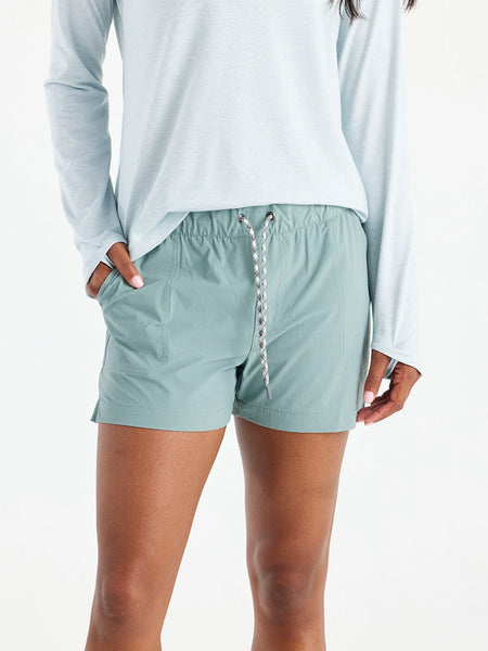 Women's Latitude Short - Sabal Green – Free Fly Apparel