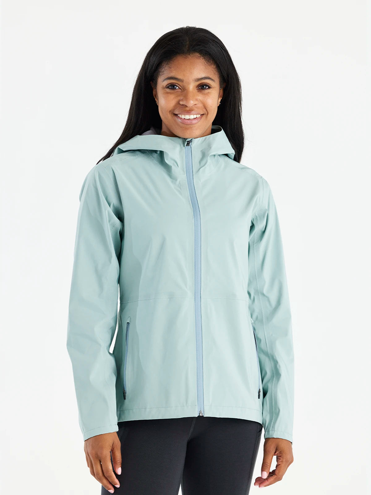 Free Fly Women s Cloudshield Rain Jacket Ocean Mist L