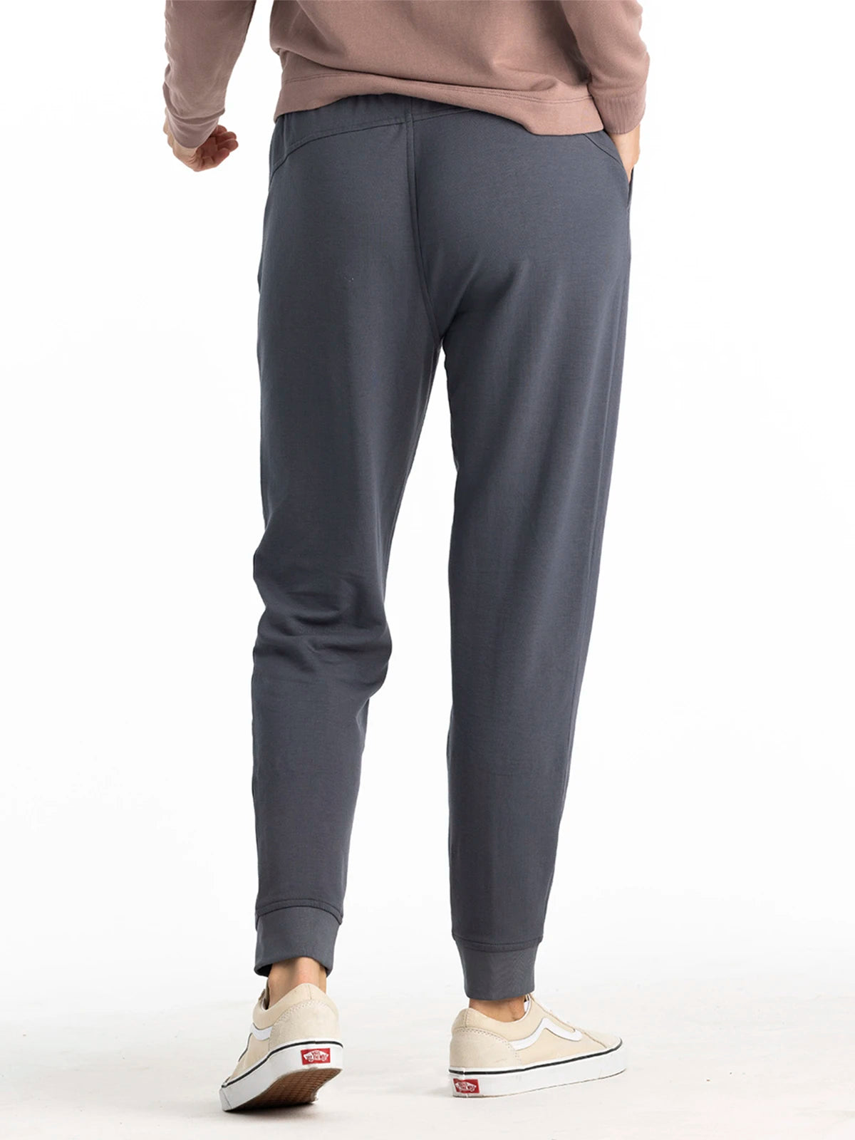 Women's Bamboo Lightweight Fleece Jogger - Storm Cloud