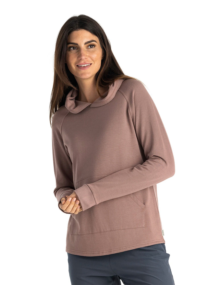 Women's Bamboo Lightweight Fleece Hoodie - Canyon