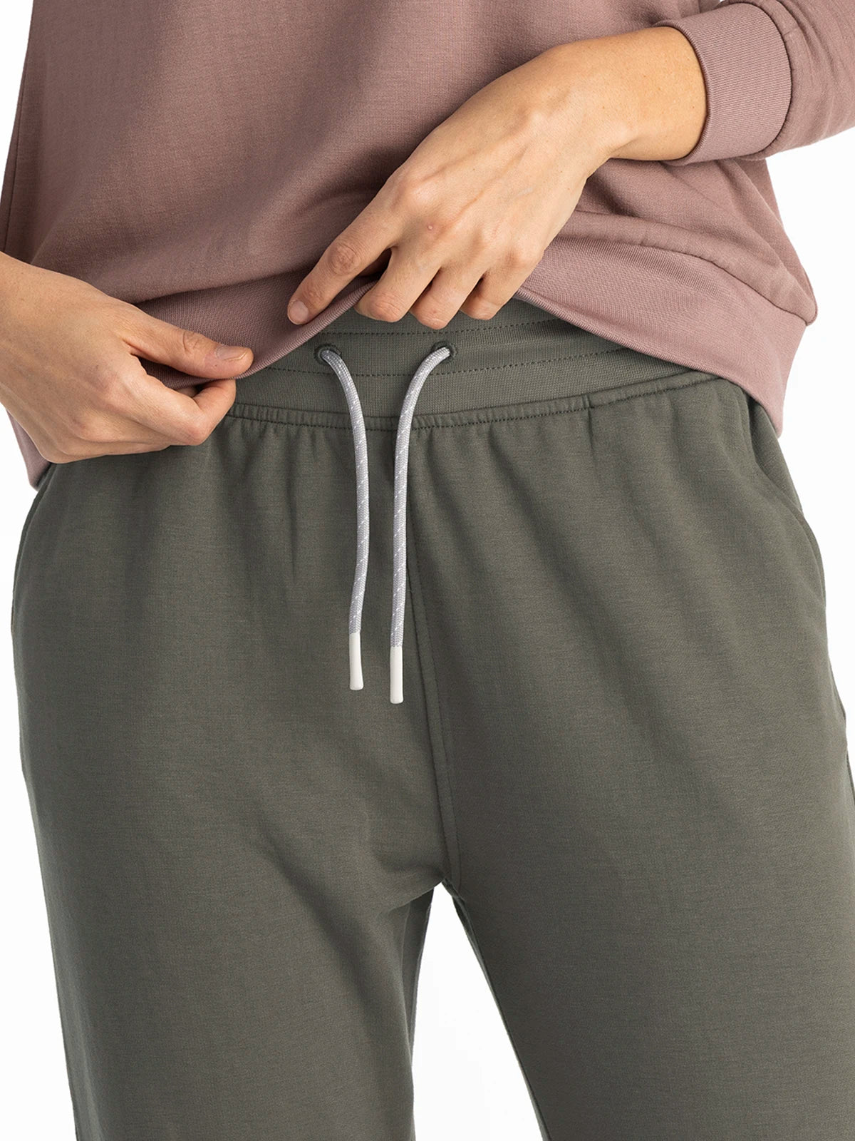 Women's Bamboo Lightweight Fleece Jogger - Fatigue