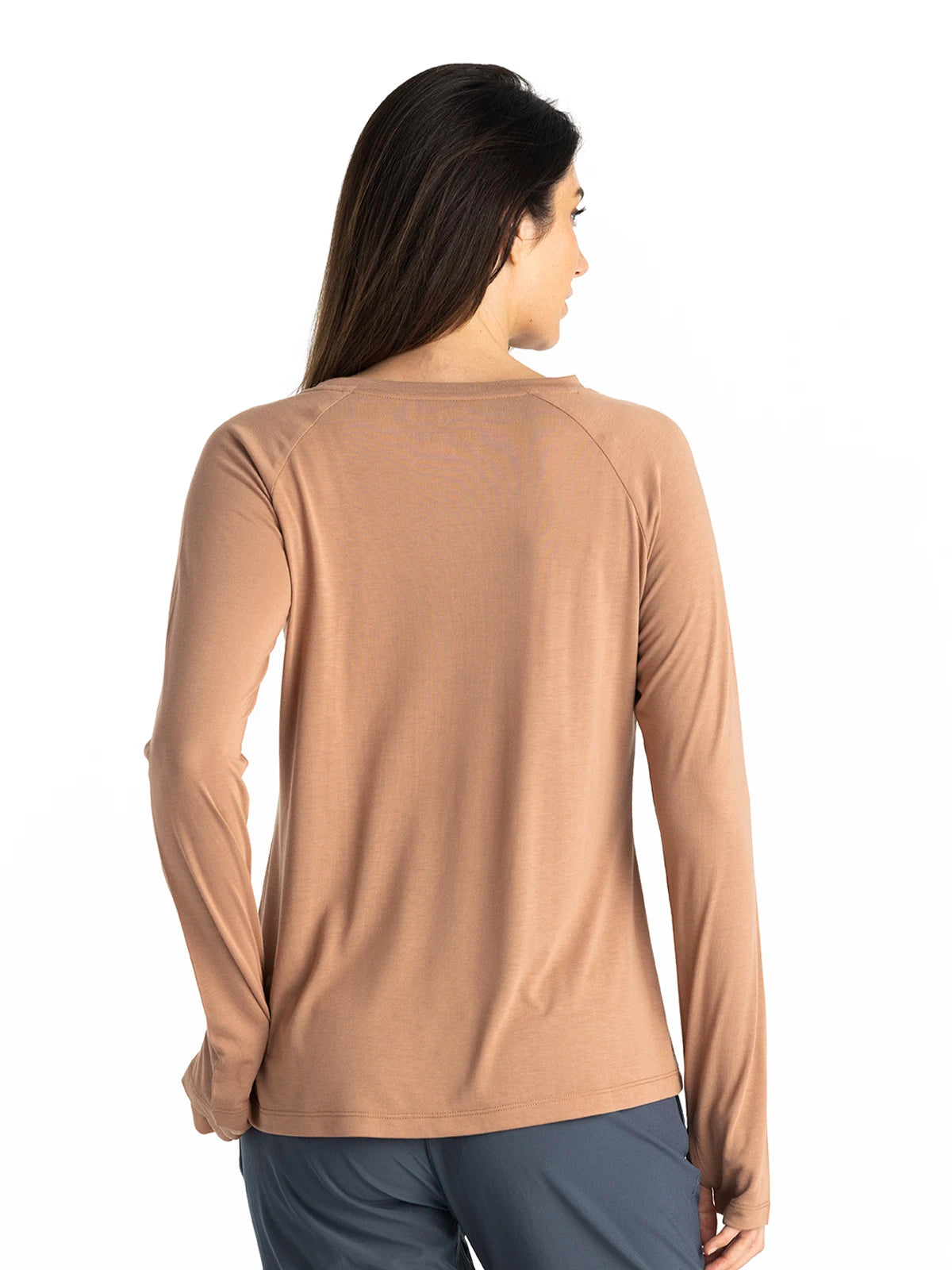 Women's Bamboo Lightweight Long Sleeve II - Canyon Clay